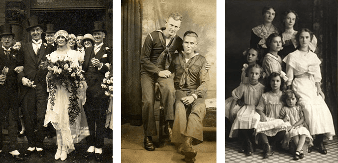 Senų Nuotraukų Koliažas